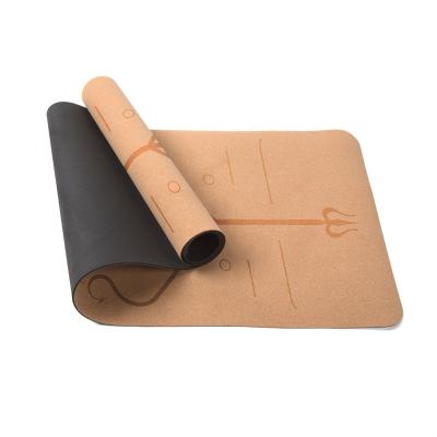 China Yoga Pilate Exercise Sell Well Natural Cork Cardio Premium Smellless Yogo Mat for sale