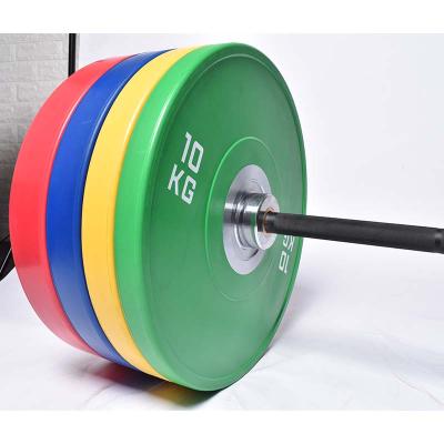 China Universal Fitness Weight Lifting Plate Gym Rubber Plates for sale