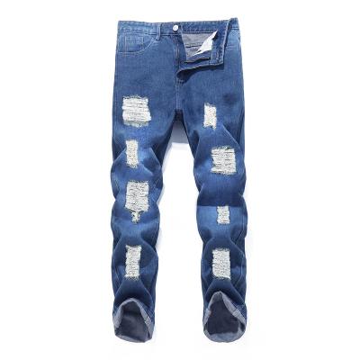 China Factory Price Cheap Casual Mens Distressed Denim Designer Breathable Jeans 2022 for sale