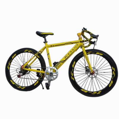 China Factory Price Mountain Bike 26 Inch 7 Speed ​​High Carbon Steel Road Bike for sale