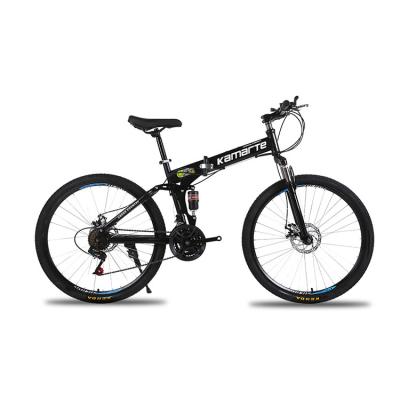 China Folding Bicycle Critically Acclaimed Lightweight Carbon Suspension Mountain Bike Sports Mountain Folding Bike for sale