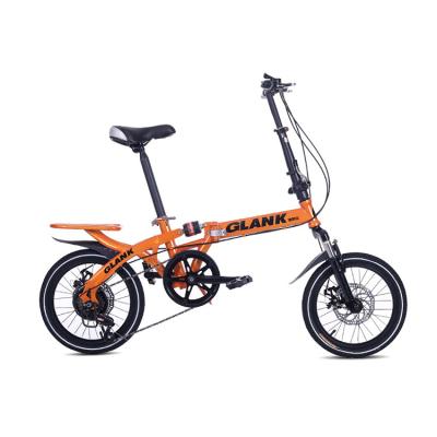 China Folding Bicycle Factory Price Brakes 7 Speed ​​Transmission Folding Bike Double Disc Bicycle for sale