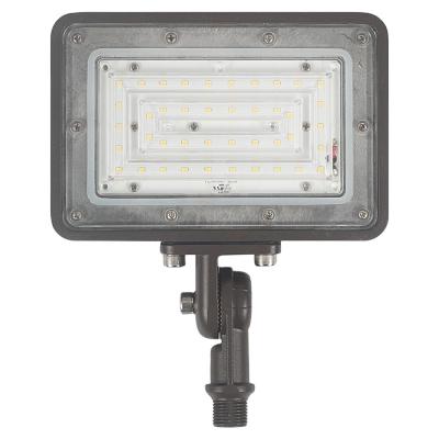 China Residential Slim LANDSCAPE 20W LED Flood Light 2500 Lumens 4000k AC 120-277V In US Warehouse for sale