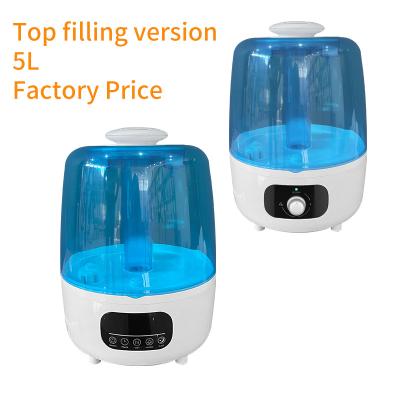 China Ultrasonic Diffuser Aromatherapy Amazon Best seller Portable Ultrasonic Humidifier F600 Blue Tank Home Office Air Humidifier for sale