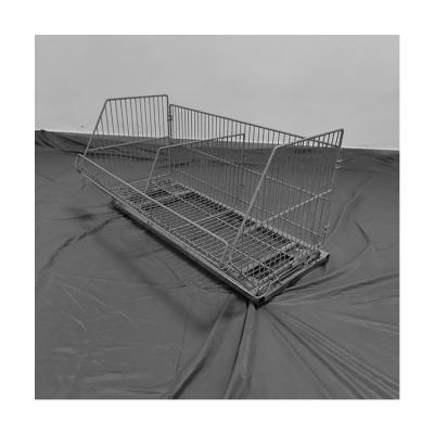 China Foldable Steel Wire Mesh Cages Zinc Steel Mesh Roll With Lid Wire Mesh Roll Cage Pallet Trolley Q235 for sale