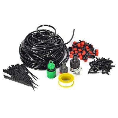 China PVC Garden DIY Irrigation Drip Kit Dripper Plant Watering System for Garden Landscape Flower Bed Patio Plants for sale