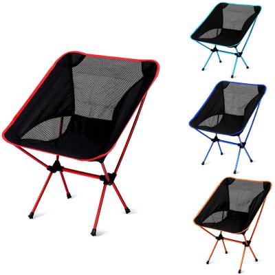 China Fishing modern outdoor yard camping chair fold beach chair RTS BBQ aluminum folding chair for sale