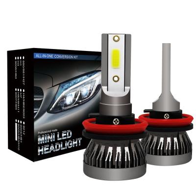 China Wholesale Alumiunm car mini bulbs car led auto headlight bulbs H9 H8 H11 lamp car lightsH7 12V 24V headlights lights kit for sale