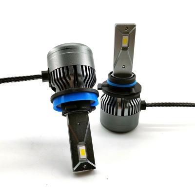 China Auto lighting system aluminum car led light 22000lm F2 h1 h7 v20 h4 h11 canbus led headlight for sale