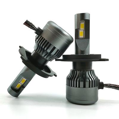 China Aluminum car led headlight power 48W auto lighting systems H3 H7 H11 H13 880 5202 h4 led headlight for car 6000K for sale