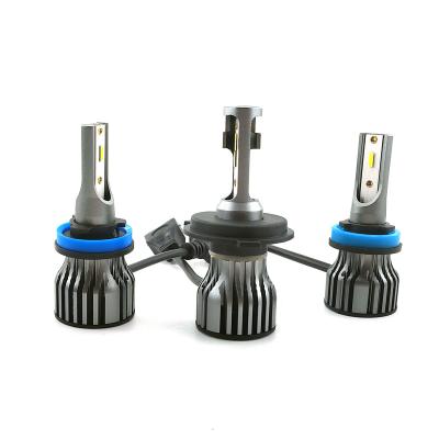 China automotive parts liangjian v10 csp led automotive led headlight bulb auto light h1 h4 h7 h11 h27 9005 car headlight 4300k 6000k 8000k for sale