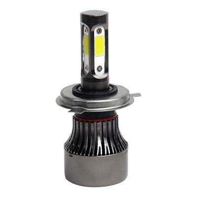 China Universal aluminum style x7 4 sides cob y6 h1 led headlight sensor bulbs led lens h4 for sale