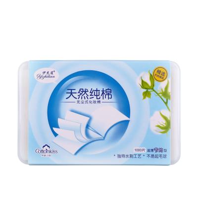 China 1000 Pieces of Toner Skin Organizer Pads Cotton Pads Cotton Compress Premium Soft Comfortable Slim Moist Makeup Remover Pad 2034 for sale