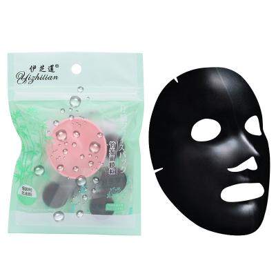 China Charcoal yizhilian6pcs+mini cup bamboo silk compression mask facial beauty private label for sale