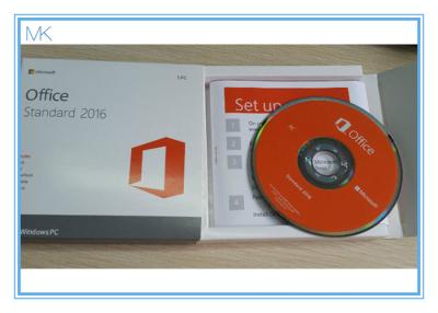 Cina Sistema operativo Windows chiave 2016 del pacchetto di vendita al dettaglio di DVD del prodotto del professionista di Microsoft Office in vendita