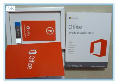 China Software de Microsoft Windows/sinal de adição de Microsoft Office 2016 pro por 1 vez da vida de Windows/PC à venda