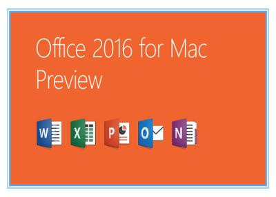 Cina Chiave 2016 del prodotto del professionista di Microsoft Office di affari e della casa per l'installazione genuina della licenza del mackintosh in vendita