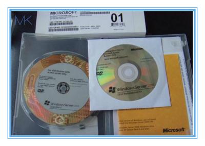 China Padrão completo 5 CLT do processador central do bloco 1-4 do OEM da empresa das versões R2 da versão 64bit Windows Server 2008 à venda