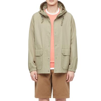 China Breathable Jackets For Men 2021 Light Weight Anorak Hoodie Jacket Coat With Zipper for sale