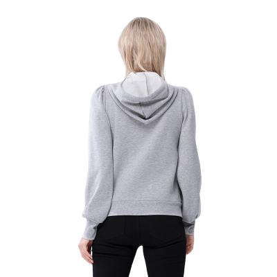 China Wholesale Custom Logo Cotton Heavy Long Sleeve Women's Anti-wrinkle Drawstring Sweatshirt Autumn 2021 Casual Women's Clothing Pullovers Hoodie for sale