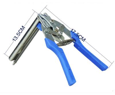 China M Nail Cage Plier M Clips Staples Chicken Mesh Cage Wire Fencing M Ring Clamp Plier for sale