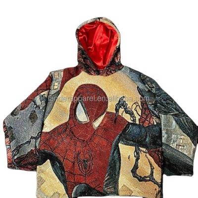 China Wholesale Custom Made USA Mens Surplus Waterproof Tapestry High Quality Hoodie Crewneck Sweatshirts Fit Sweater Men Street Wear Fashion for sale