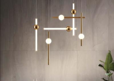 China Modern simple creative led chandelier hanging pendant lamp office decorative ceiling pendant lamps for sale