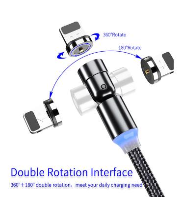 China Mobile Phone Custom Usb Cable Charging Cable 3 In 1 Android USB Fast Magnetic Micro Data Cable for sale