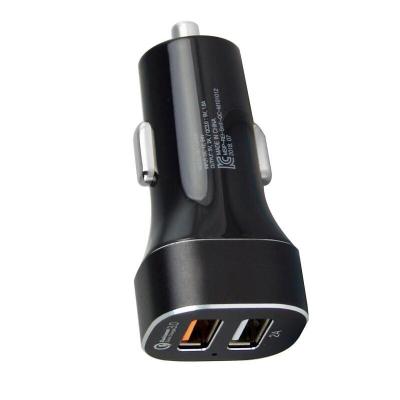 China New Style Factory Price Cheap Mobile Phone 2 Port USB Fast Charging Car Charger for sale