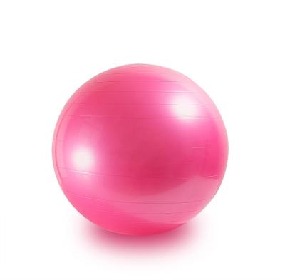 China Latest Factory Price Design Pink Round PVC Round Gym Health Yoga Fitness Yoga Ball for sale