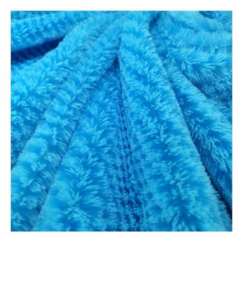 China Selling Color Jacquard Jacquard Breathable Warm Blue Velvet Fabric Soft Hand-feeling Popular With Women Dress Coat Pillow Toys Creative Textile for sale