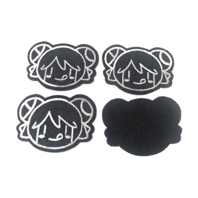 China cheap custom 3D hook and loop patches embroidered camouflage fabric patch for clothes for sale