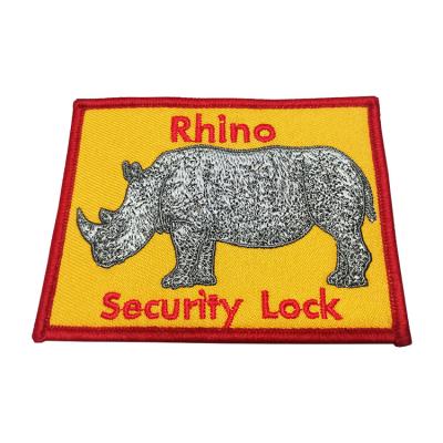 China Sustainable Professional Production Rhino And Iron On High Quality Custom Embroidery Patches China Customized for sale