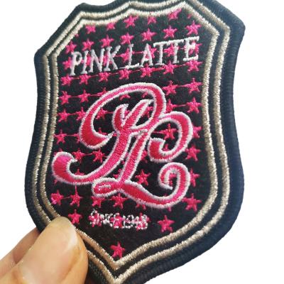 China China Sustainable Supplier Hot Selling Clothes Printed Embroidery Patch Fashion Rose Embroidery Patch for sale