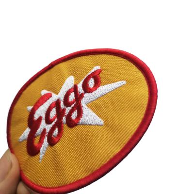 China China Sustainable Supplier Hot Sale Embroidery Patches Fashion Round Embroidery Patches for sale