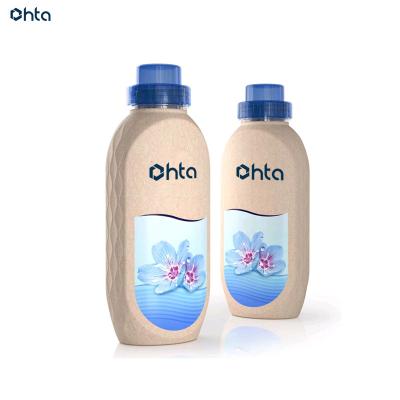 China Recycled Materials Cosmetics Shampoo Skin Care Perfume Custom Biodegradable Paper Bottle for sale