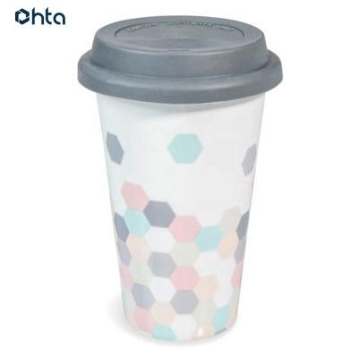 China Recycled Materials HTA Sugarcane Bagasse Coffee Sauce Eco Friendly Biodegradable Paper Cup for sale