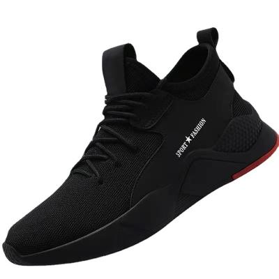 China 2022 Trend Work Safety Shoes Classic Fashion Breathable Affordable Injection Molding Fitness Walking Shoes Men Sports Casual Shoes for sale