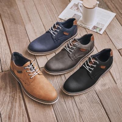 China 2021 Fashion Trend New Men's Stylish Shoes Designer Leather Shoe Man Slip On Comfortable PU Loafer Office Shoes for sale