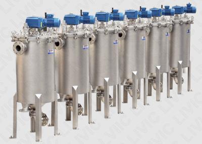 China Viscous Liquids Metal Edge Filter Impurity < 1000ppm With Three Phase Gear Motor for sale