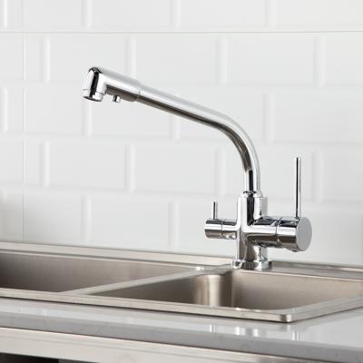 China 3 Way Modern Kitchen Faucets , Hot Cold Filter Drinking Water Kitchen Faucet for sale