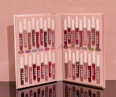 China New waterproof border special for Europe and the United States fashion 36 color suit lip gloss stain factory direct sales for sale