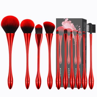 China Wholesale popular shape cosmetic make up brushes eye oem natural professional customized natural makeup brush set in stock for sale