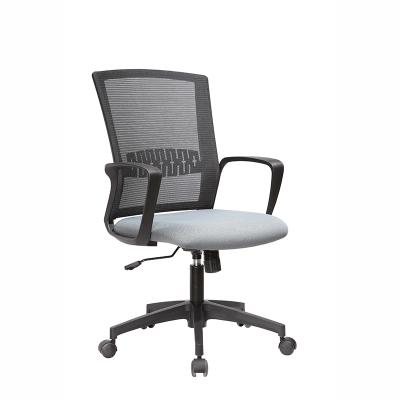 China Minimalist Fixed Task Chair Armrest Factory Price Lumbar Support Executive Office Mesh Ergonomic Mesh Chair for sale