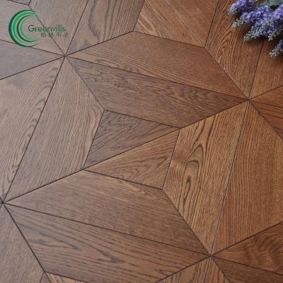 China Modern Natural Color Engineered Teak Flooring , UV Lacquer Teak Wood Parquet Price for sale