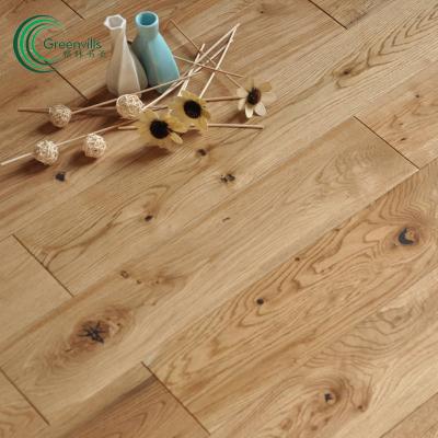 China Factory Wholesale 18mm Thickness Indoor European Nature Look Light Oak Panel Hardwood Flooring China Supplier for sale