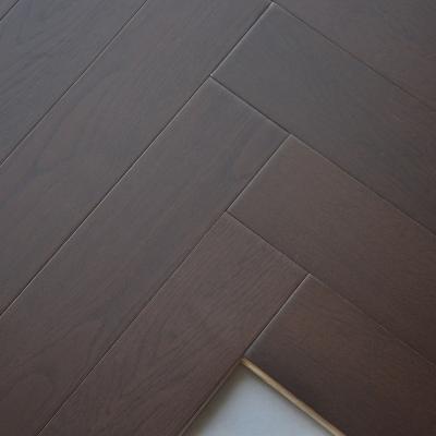 China Modern Competitive Price Herringbone Matte French Oak T&G Flooring /parquet Floors for sale