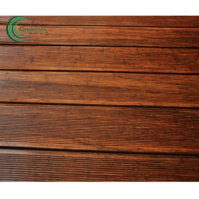 China High Density Outdoor Bamboo Strand Woven Bamboo Decking 20mm Outdoor Decking For Hotel Swimming Pool for sale