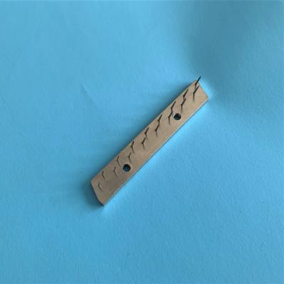 China Textile Finishing Machinery Parts Bruckner Stenter Needle Plate Stenter Pin Bar Copper SS304 Material for sale