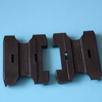 China Finshing Machine Accessories Bruckner Stenter Machine Parts Black Peek Sliding Pads Carbon Fiber Material for sale